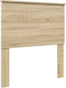 vidaXL Κεφαλάρι με κεφαλάρι Δρύς Sonoma 90 cm Επεξεργασμένο ξύλο