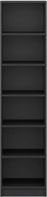 Μονοφυλλη Ντουλαπα Ανθρακι MINAR KALEO 52x135x255