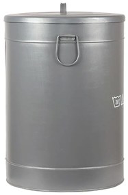 LABEL51 Καλάθι Απλύτων Χρώμα Αντικέ Γκρι 40 x 40 x 58 εκ. L