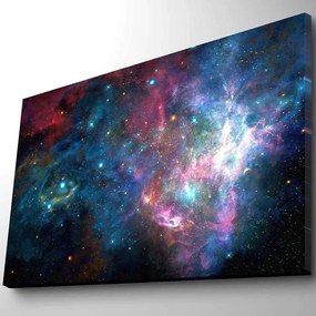 Πίνακας Καμβάς Με Φως Led Nasa 254LED4345 70x45cm Multi Wallity Οριζόντιοι Ξύλο, Καμβάς