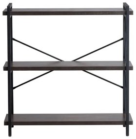 VEVOR Metal Bookshelf Rustic Bookshelf 3-Tier for Living room Bedroom &amp; Office