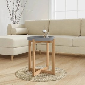 vidaXL Τραπεζάκι Σαλονιού Γκρι 41x41x48,5 εκ. Επεξ. Ξύλο&amp;Μασίφ Πεύκο