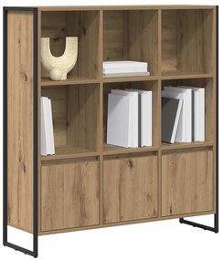 vidaXL Βιβλιοθήκη 2 pcs Καρυδιά Χειροποίητης Εργασίας