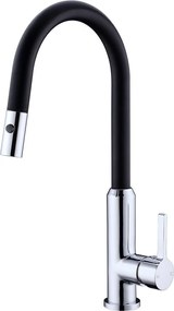 Sparke Pearl 02 Black Matt - Μπαταρία Κουζίνας με Ντους