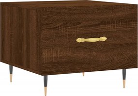 vidaXL Τραπεζάκια Σαλονιού 2 τεμ Brown Oak 50x50x40 εκ Επεξ. Ξύλο