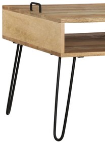 vidaXL Έπιπλο Τηλεόρασης 110 x 35 x 45 εκ. από Μασίφ Ξύλο Μάνγκο