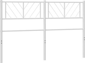 vidaXL Ανταλλακτικό κεφαλάρι Λευκό 135 εκ. Μεταλλικό