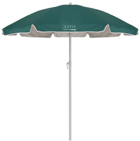 ESTIA ΟΜΠΡΕΛΑ ΘΑΛΑΣΣΗΣ TEAL GREEN ΜΕ ΠΡΟΣΤΑΣΙΑ UPF 50+ ΜΕΤΑΛΛΙΚΗ 1.8m