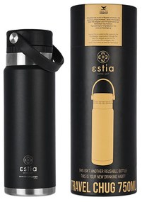 Θερμός Travel Chug Save The Aegean Midnight Black 750ml Estia 01-17903