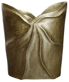 Βάζο Αλουμινίου Iwa 1 022130 23x8xH30cm Antique Gold Aluminium