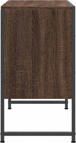 vidaXL Ντουλάπι Μπάνιου Νιπτήρα Καφέ Δρυς 80 x 33 x 60 εκ. Επεξ. Ξύλο
