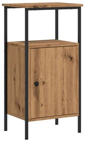 vidaXL Κομοδίνα 2 τεμάχια Artisan Oak 41x31x80 cm Κατασκευασμένο ξύλο