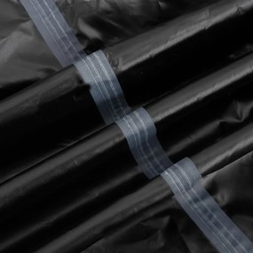 vidaXL Κάλυμμα Επίπλων Κήπου Στρογγυλό Μαύρο Ø 244x71 εκ. 420D Oxford