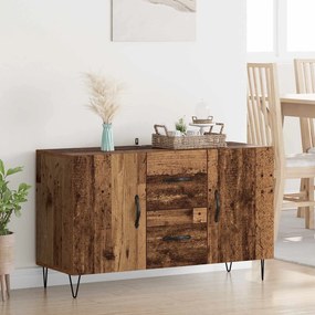 vidaXL Πλαϊνό γραφείο Παλιό Ξύλο 100 x 36 x 60 εκ. Επεξεργασμένο Ξύλο