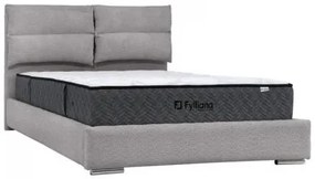 ΔΙΠΛΟ ΚΡΕΒΑΤΙ Fylliana Andros ΓΚΡΙ ΧΡΩΜΑ 175x214x115εκ (160x200) 887-225-020