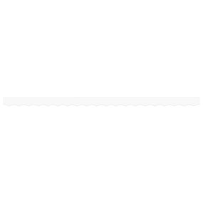 vidaXL Τέντα βαλάνς  για σκελετό 4.5 μ Λευκή 4.3x0.2 μ