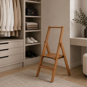 ΣΚΆΛΕΣ LADDER KIMORA 2 NON-SLIP STEPS CHERRY WOOD 180/2 K