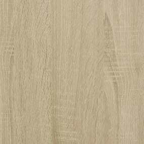 Βιβλιοθήκη Sonoma Oak 60x35x139 cm Ξύλινη κατασκευή - Καφέ