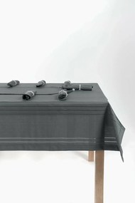 Stewehome Σετ τραπεζομάντηλου και runner για σερβίρισμα φαγητού Γκρι 160x220 cm