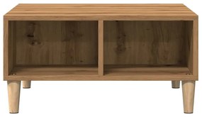 Τραπεζάκι Σαλονιού Τεχνίτης Δρυς 60x60x30εκ. Επεξεργασμένο Ξύλο 856441