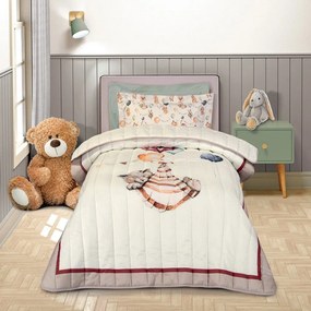 Πάπλωμα Παιδικό 8850 Beige-Bordo Greenwich Polo Club Μονό 160x220cm Microfiber