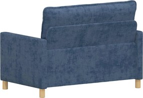 vidaXL Καναπές Μπλε 126 x 81 x 87,5 εκ Πολυεστέρας