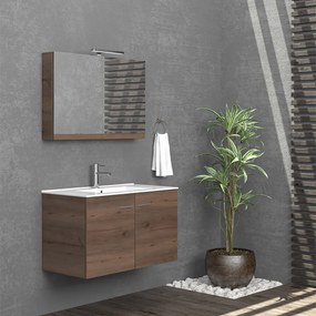 KARAG NEW BITOLA Βάση με δύο πόρτες Brown 8702 NEW BITOLA 90 KARAG 89x45x55cm KARAG-5206836046600