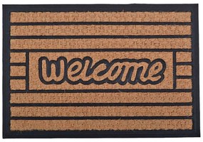 Πατάκι Εισόδου Welcome 827596 40x60cm Brown-Black Ankor 40Χ60 40x60cm