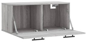 vidaXL Ντουλάπι Τοίχου Γκρι Sonoma 80x36,5x35 εκ. Επεξεργασμένο Ξύλο