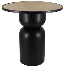 Τραπεζάκι Σαλονιού Up Down 65 04-1150 65x65x65 Black-Natural