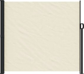vidaXL Σκίαστρο Πλαϊνό Συρόμενο Κρεμ 180 x 600 εκ.