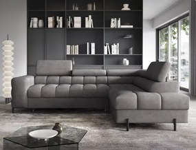 Γωνιακός καναπές Ferucce-Gkri Skouro-Δεξιά