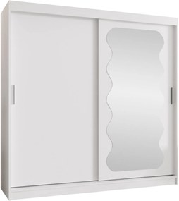 Ντουλάπα Spoti Συρόμενη-Λευκό-Μήκος: 200εκ