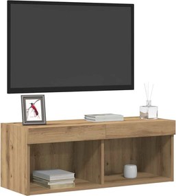 vidaXL Σετ επίπλου τηλεόρασης 2 pcs Artisan Oak Επεξεργασμένο ξύλο