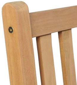 Καρέκλες Κήπου 2 τεμ. από Μασίφ Ξύλο Teak με Κρεμ Μαξιλάρια 3062732