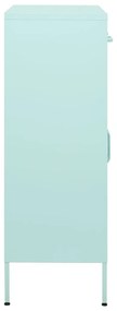 vidaXL Ντουλάπι Αποθήκευσης Χρώμα Μέντα 80 x 35 x 101,5 εκ. Ατσάλινο