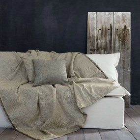 Ριχτάρι Seporo Mustard Beige Nima Πολυθρόνα 180x180cm Ακρυλικό-Πολυέστερ