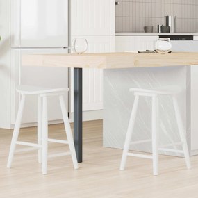 vidaXL Καρέκλες φαγητού 2 pcs Λευκό 46 x 37 x 63 εκ