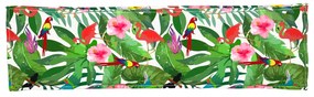 vidaXL Μαξιλάρι Για Πάγκο Τροπική Ζούγκλα 140x40x8 cm από Oxford Ύφασμα