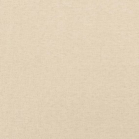 vidaXL Στρώμα με Pocket Springs Κρεμ 120x190x20 εκ. Υφασμάτινο