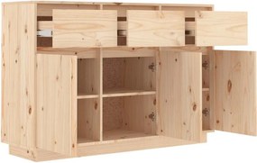 vidaXL Μπουφές 111 x 36 x 75 εκ. από Μασίφ Ξύλο Πεύκου