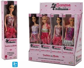 Κούκλα Gemma Bellissima Πλαστικό Σε 4 Διαφορετικές Εμφανίσεις Για 3+ Ετών