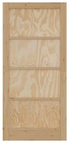 vidaXL Εσωτερική Πόρτα Καφέ 93 x 202 cm Κόντρα πλακέ