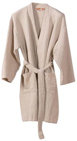 Ρόμπα Ματλασέ Γυναικεία Nef-Nef Homeware Matie Beige Μπεζ MEDIUM