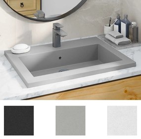 vidaXL Νιπτήρας Γκρι 600 x 450 x 120 χιλ. Γρανιτένιος
