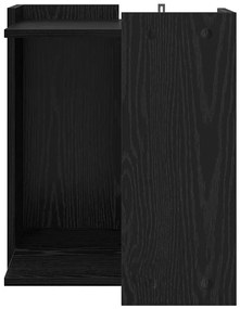 vidaXL Κλουβί για την αμυντική λεκάνη γάτας Μαύρη Οξυά