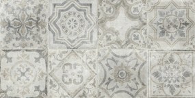 Keros Decorado Kalina Gris 25x50 - Πλακάκι μπάνιου