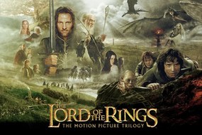 XXL Αφίσα Lord of the Rings - Trilogy, (120 x 80 cm)