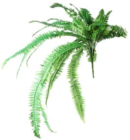 Τεχνητή Χωνευτή Φτέρη 6421-7 80cm Green Supergreens Polyethylene