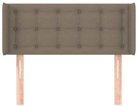 vidaXL Κεφαλάρι με Πτερύγια Taupe 83x16x78/88 εκ. Υφασμάτινο